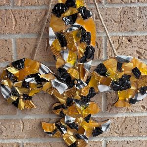 Fleur-de-lis in Black and Gold
